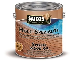 Special Wood Oil (Holz-Spezialöl),  специальное бесцветное и тонированное средство для обработки древесины, 2,5 л.